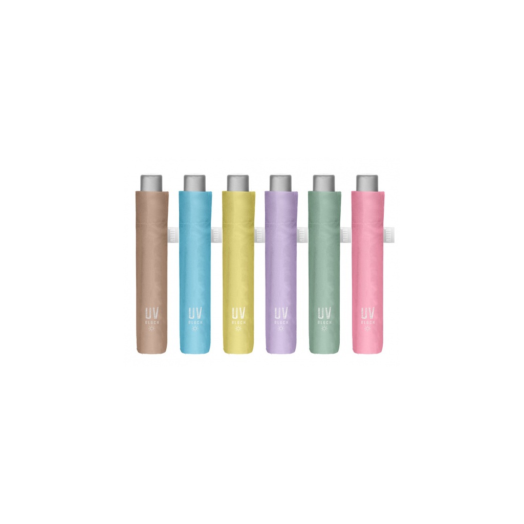 Skládací deštník s UV filtrem Perletti Time / Giallo Pastello, 26409