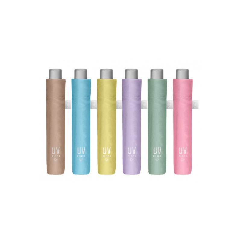Skládací deštník s UV filtrem Perletti Time / Verde Pastello, 26409