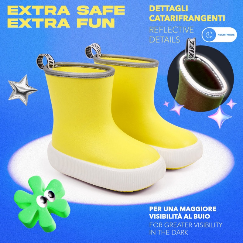 Detské reflexné gumáky Perletti Cool Kids Chunky, 15650 Detské reflexné gumáky Perletti Cool Kids Chunky, 15650