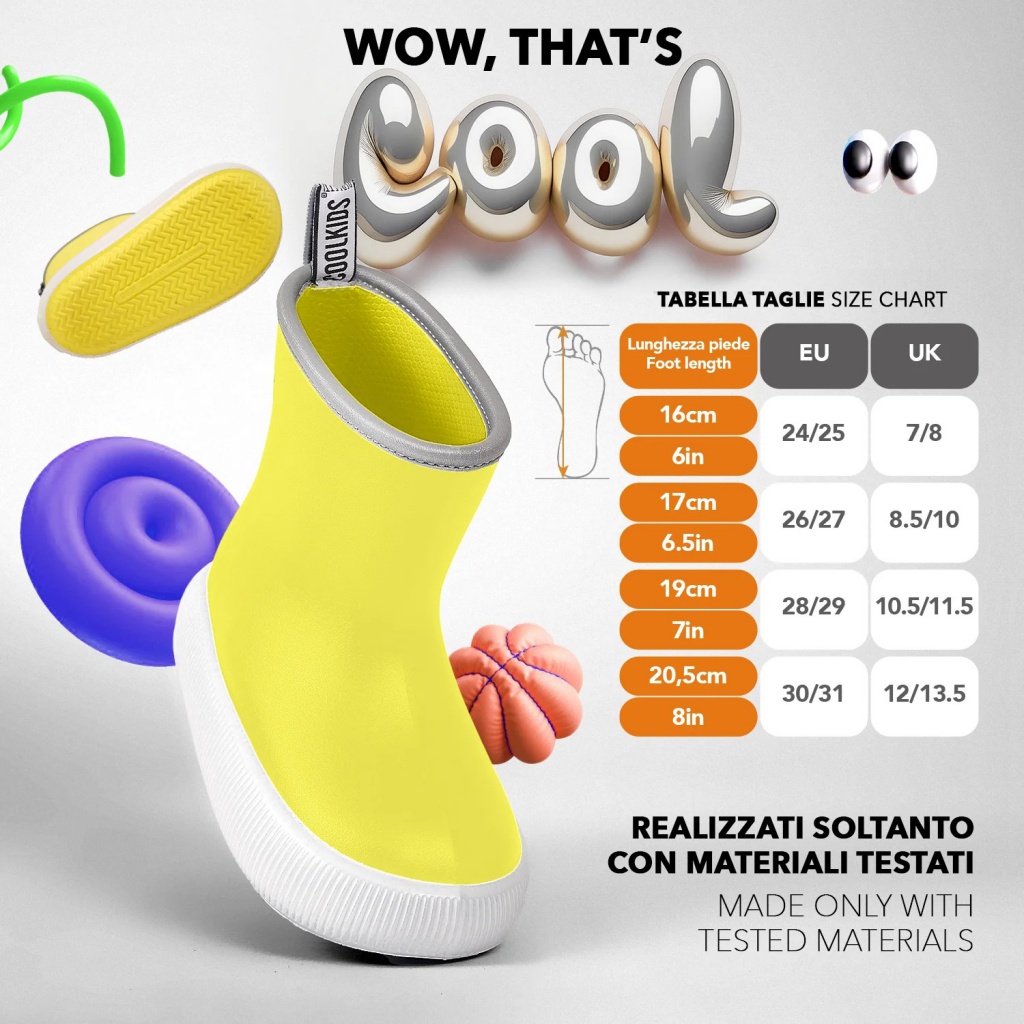 Detské reflexné gumáky Perletti Cool Kids Chunky, 15650