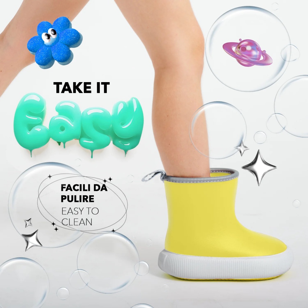 Detské reflexné gumáky Perletti Cool Kids Chunky, 15650