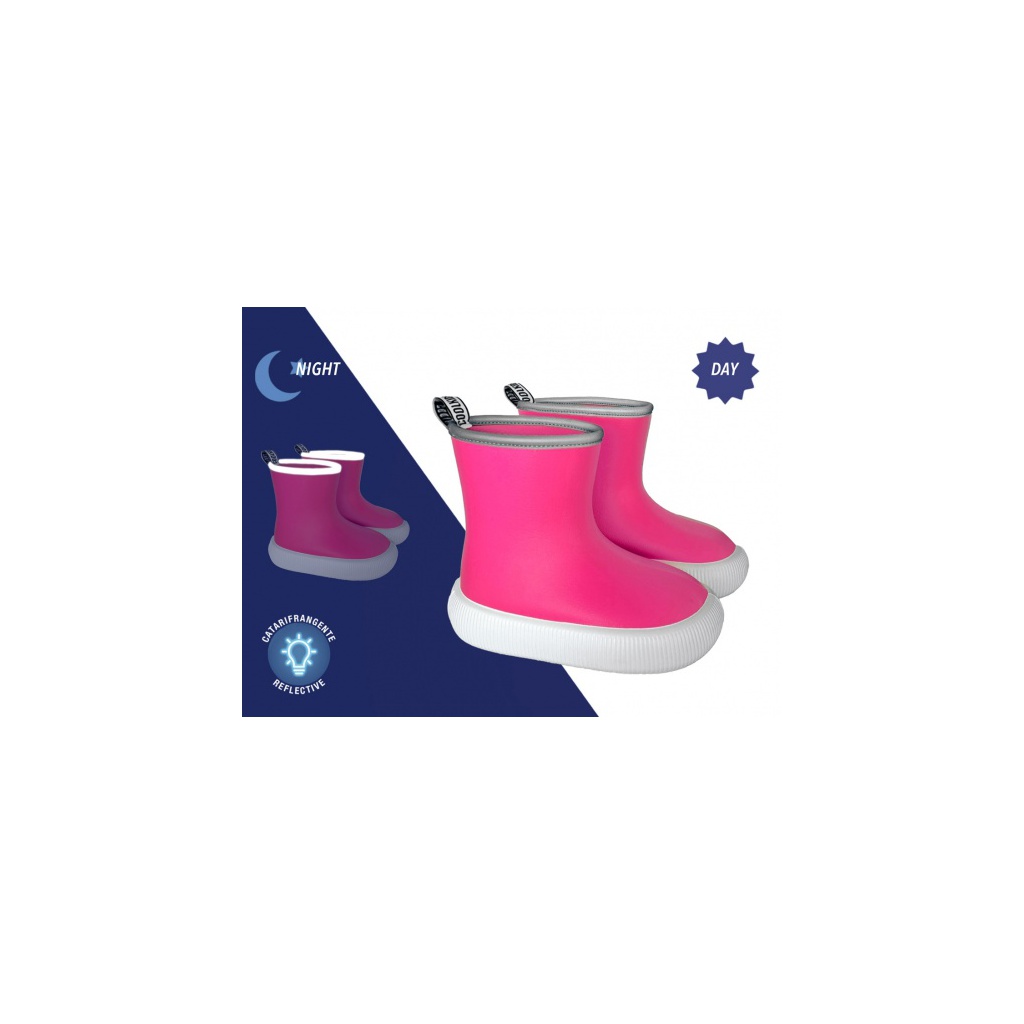 Detské reflexné gumáky Perletti Cool Kids Chunky, 15650