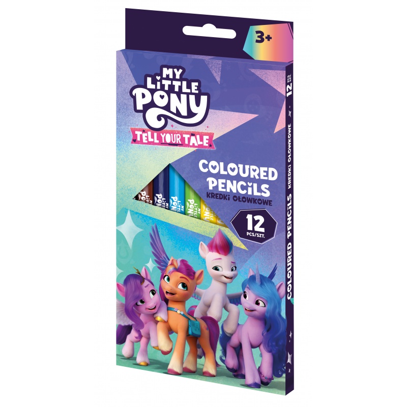 Trojhranné farbičky "My Little Pony", 12 farieb, 312024052 Trojhranné farbičky "My Little Pony", 12 farieb, 312024052