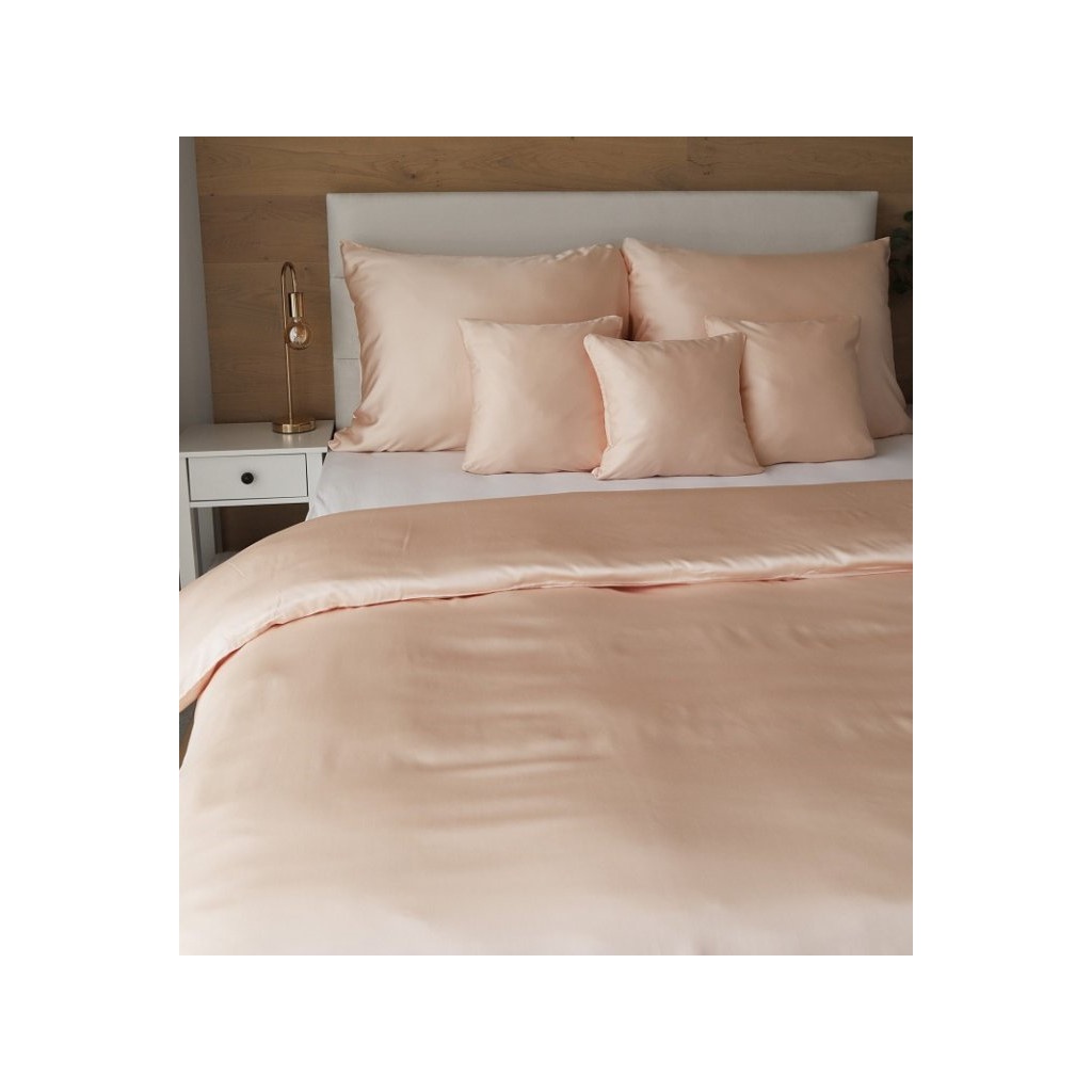 Bambusové obliečky Luna pudrová, Materiál: Bambusový satén, Rozmer: 1x70x90/1x140x200cm