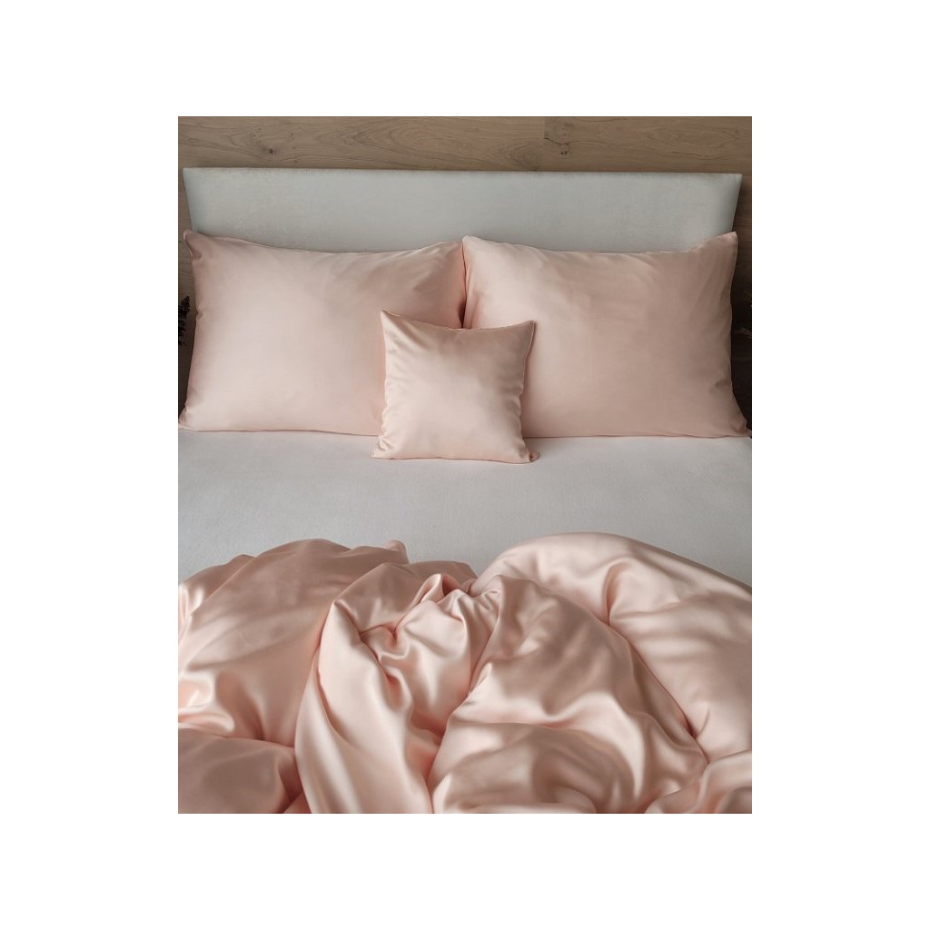 Bambusové obliečky Luna pudrová, Materiál: Bambusový satén, Rozmer: 1x70x90/1x140x200cm