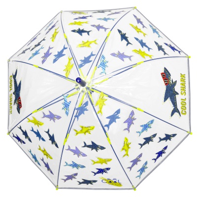 Detský reflexný automatický dáždnik Perletti Cool Kids Shark, 15609 Detský reflexný automatický dáždnik Perletti Cool Kids Shark, 15609