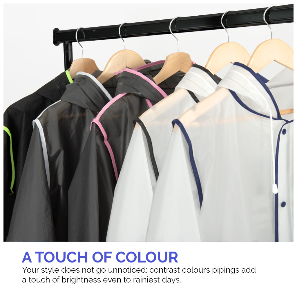 Kvalitní dámská pláštěnka Perletti Transparente Rosa, vel. S S, 14216