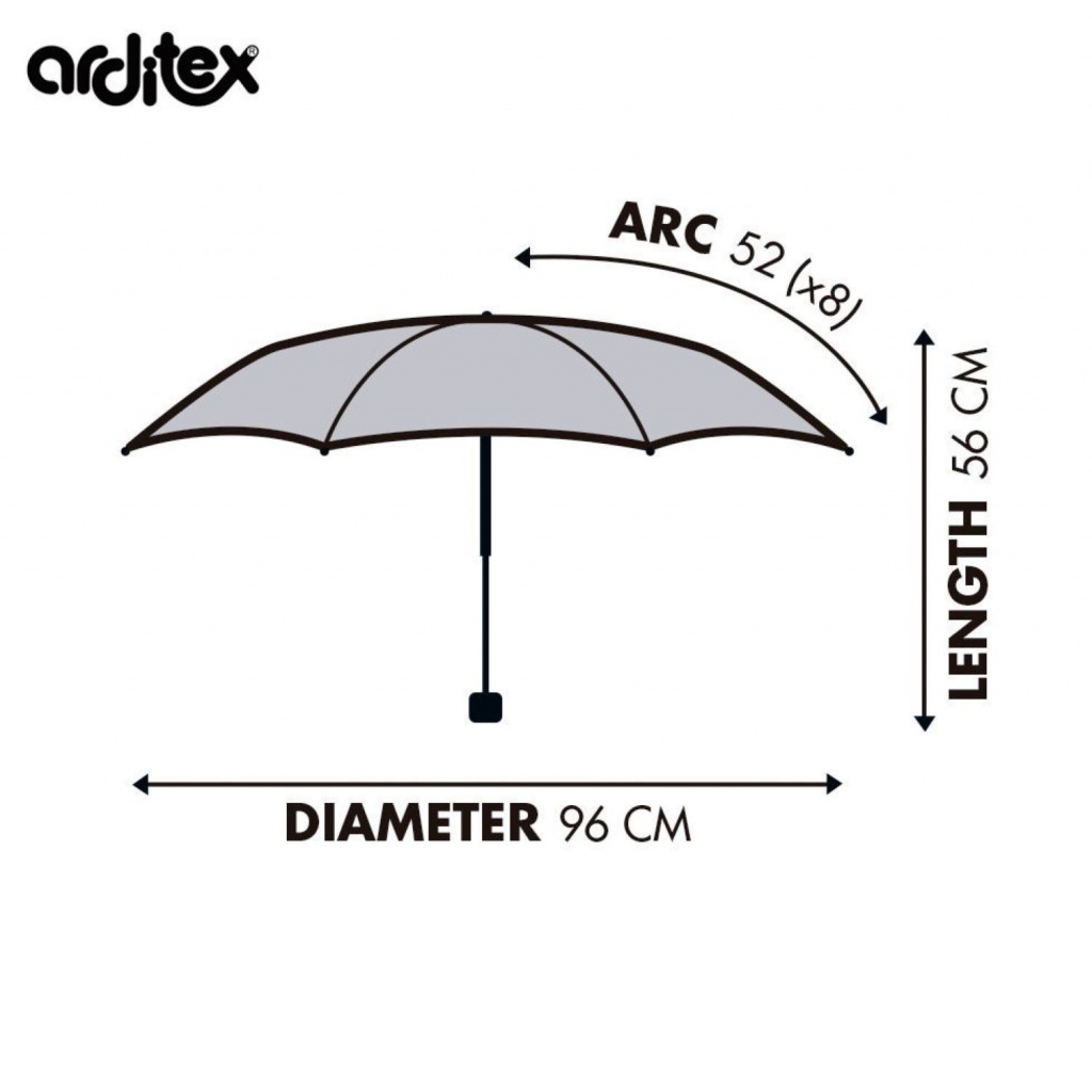 Detský skladací dáždnik Lilo & Stitch, WD16623