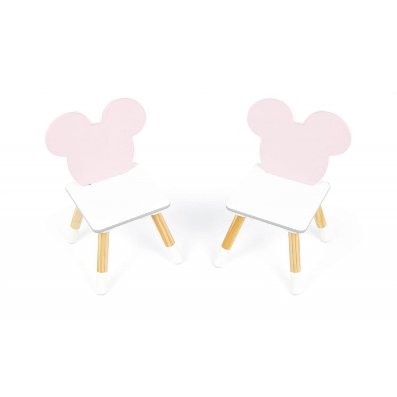 Dětský dřevěný stolek + 2 židle MINNIE MOUSE Iconic, WD16730 Dětský dřevěný stolek + 2 židle MINNIE MOUSE Iconic, WD16730