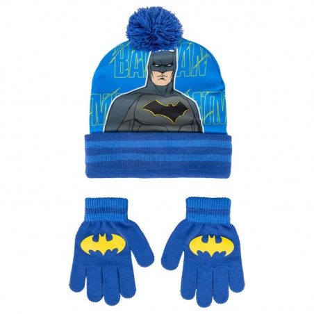 Chlapecká zimní souprava (čepice a rukavice) Batman, 2200010265