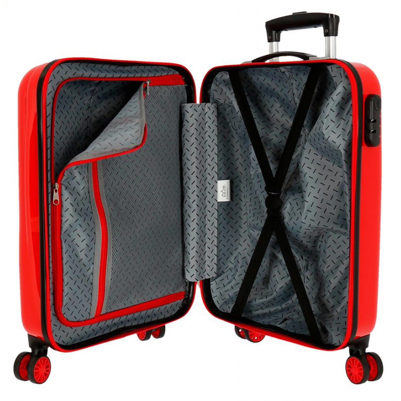 Luxusní ABS cestovní kufr DISNEY CARS McQueen, 55x38x20cm, 34L, 2041722