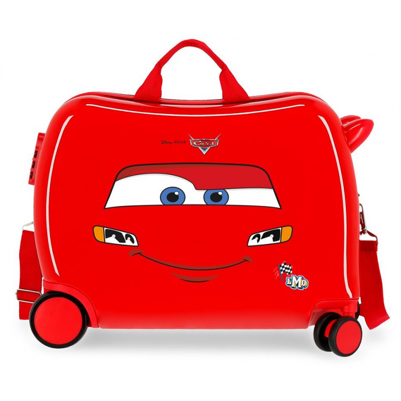 Detský cestovný kufor na kolieskach / odrážadlo DISNEY CARS Red, 2049824 Detský cestovný kufor na kolieskach / odrážadlo DISNEY CARS Red, 2049824