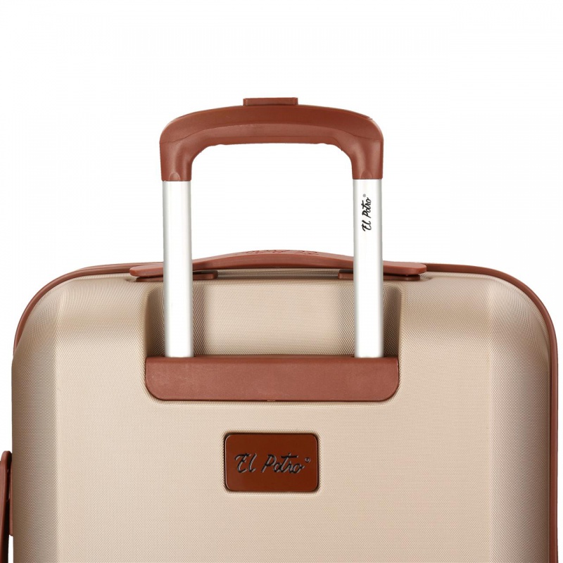 EL POTRO Ocuri Champagne, ABS Cestovný kufor 55x40x20cm, 38L, 5128727 (small) EL POTRO Ocuri Champagne, ABS Cestovný kufor 55x40x20cm, 38L, 5128727 (small)