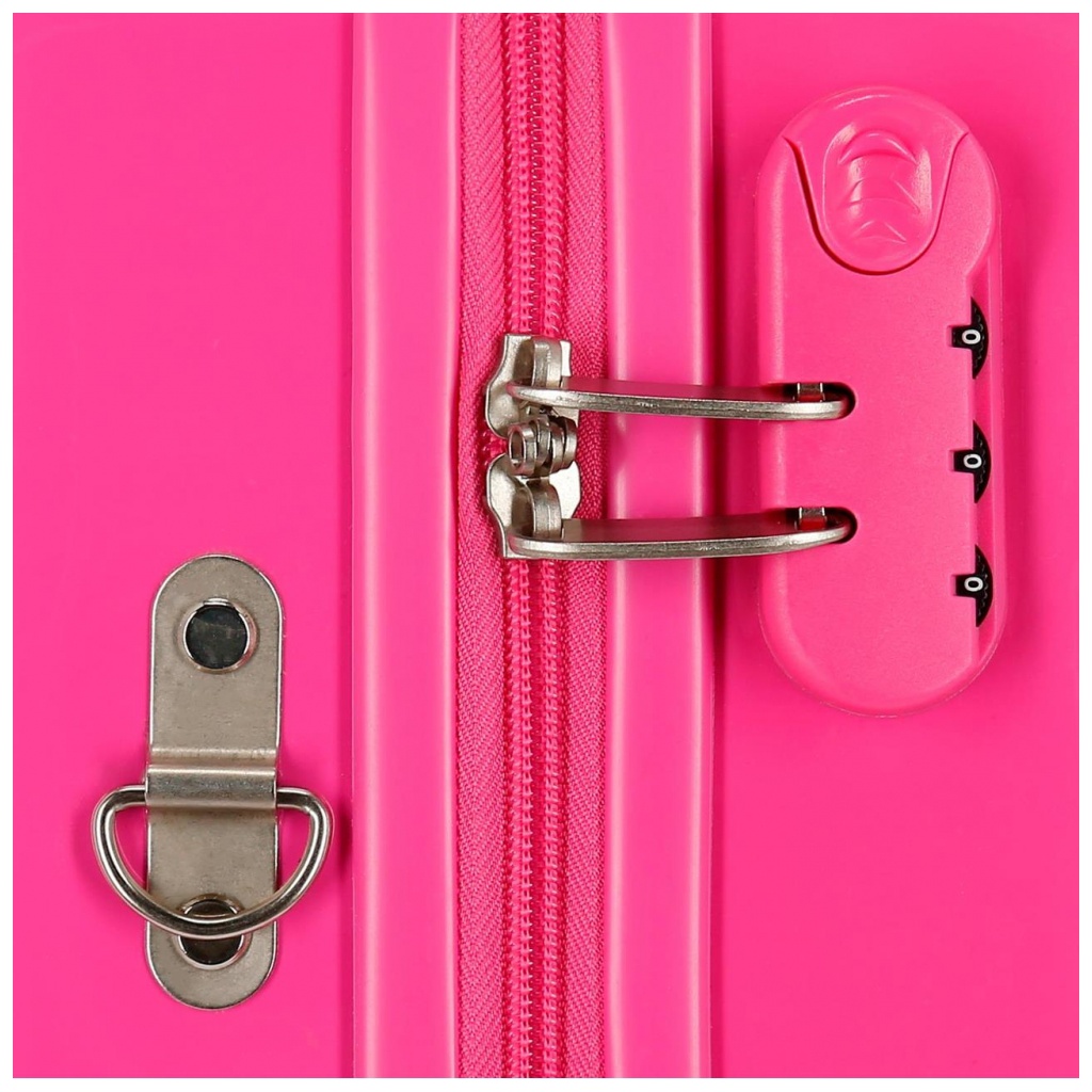 Dětský cestovní kufr na kolečkách / odrážedlo MINNIE MOUSE Pink, 34L, 23398E1