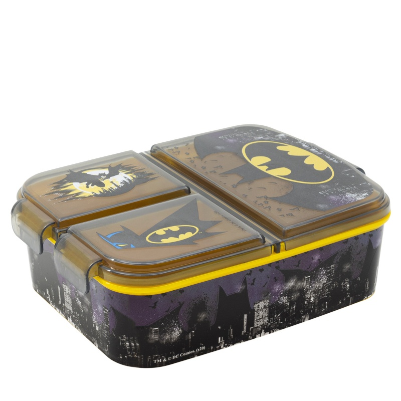 Delený plastový box na desiatu BATMAN, 85520 Delený plastový box na desiatu BATMAN, 85520