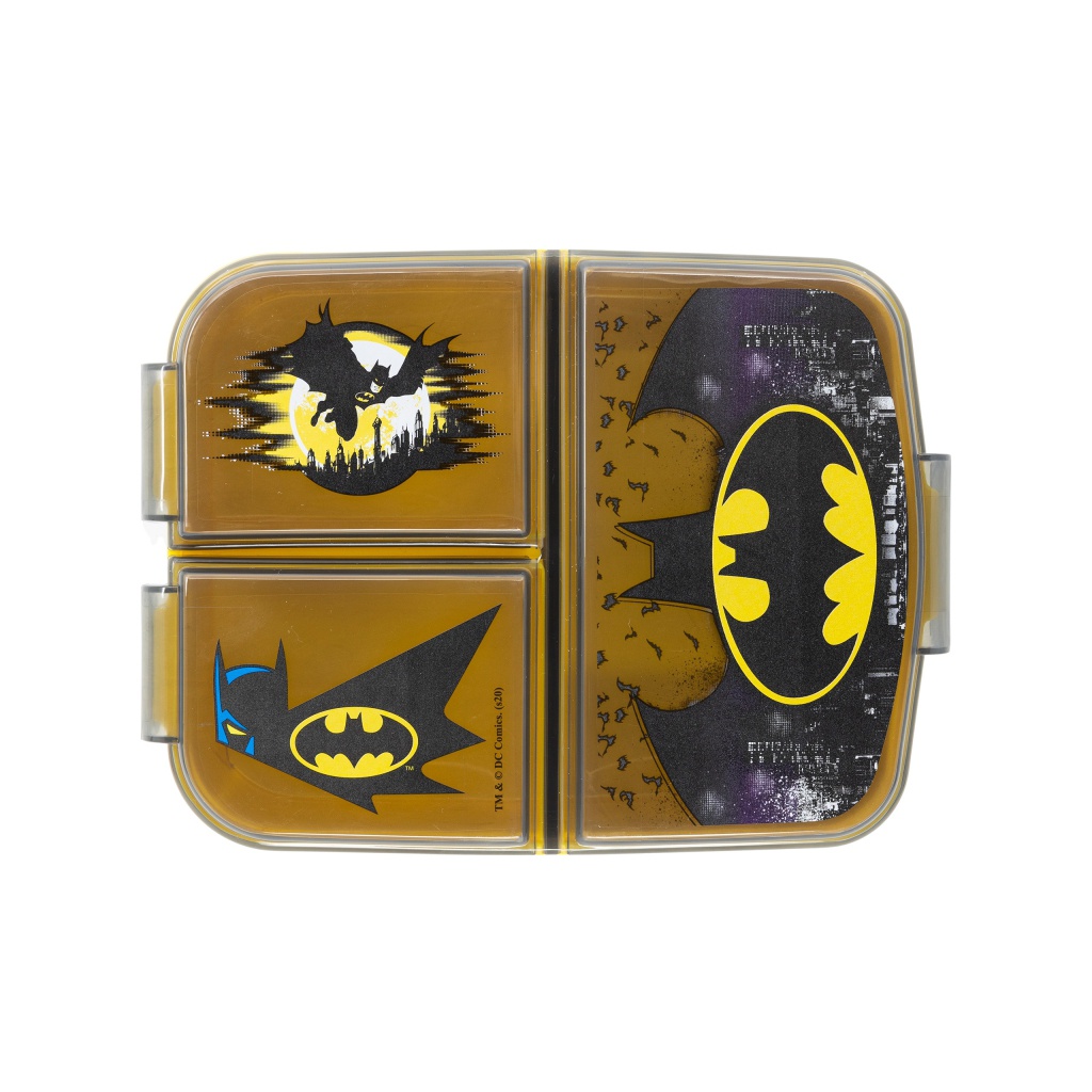 Detská desiatová dóza Batman Symbol – 3 priehradky