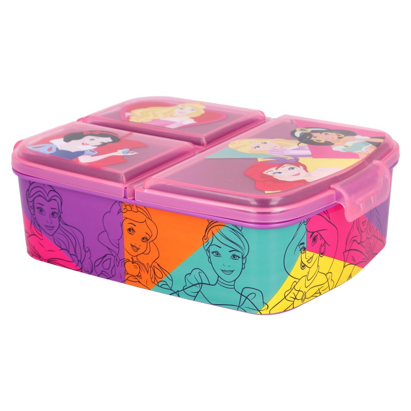 Delený plastový box na desiatu DISNEY PRINCESS, 51220 Delený plastový box na desiatu DISNEY PRINCESS, 51220