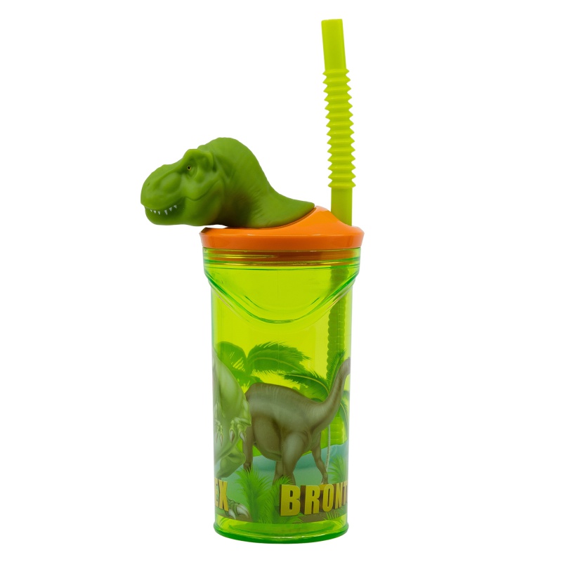 Plastová 3D sklenička s figurkou DINOSAUR T-REX, 360ml, 26266