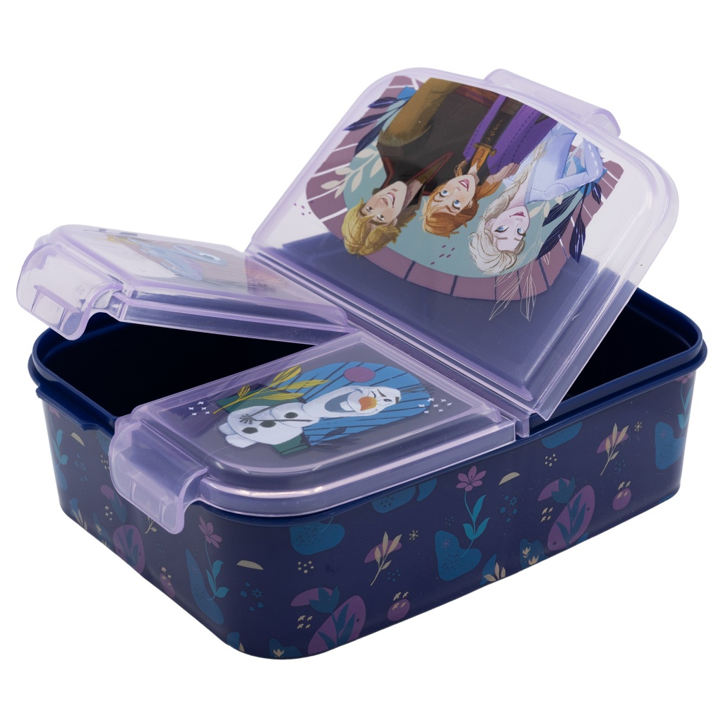 Delený plastový box na desiatu DISNEY FROZEN, 74220