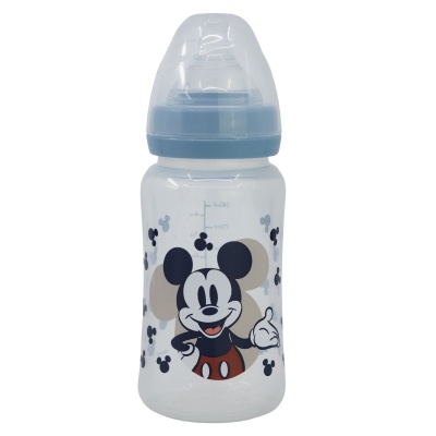 Dojčenská antikoliková fľaša Mickey Mouse Baby Blue, 240ml, 10402 Dojčenská antikoliková fľaša Mickey Mouse Baby Blue, 240ml, 10402