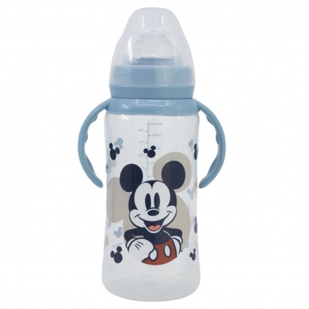 Kojenecká láhev s držadly Mickey Mouse, 360ml, 10+, 10404