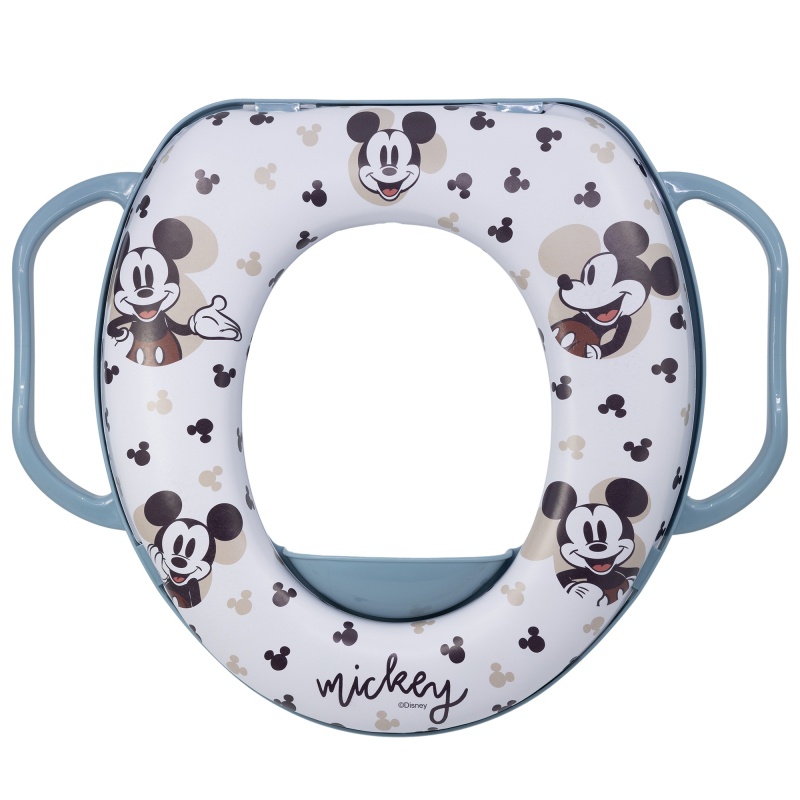 Redukce na WC s držadly - Soft Mickey Mouse Baby Blue, 10471