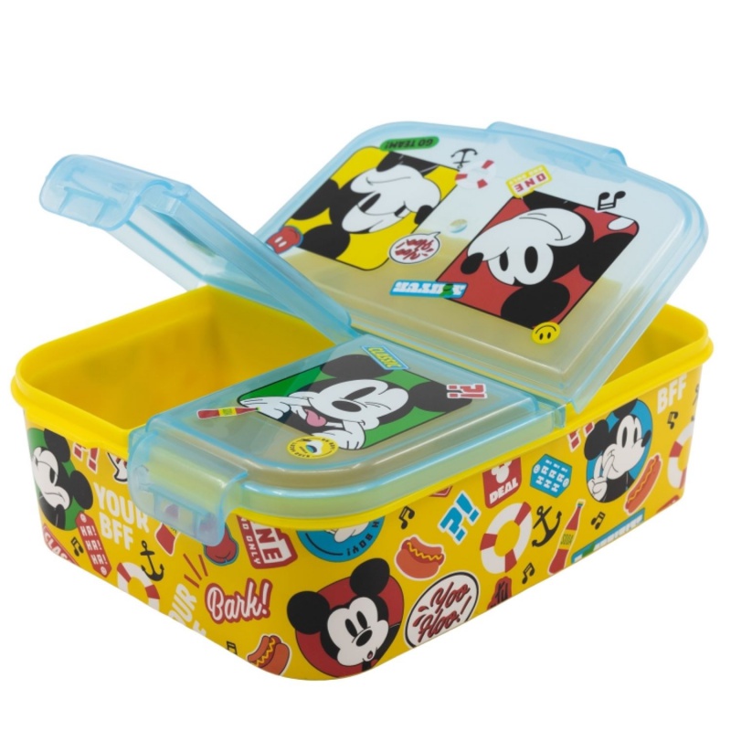 Delený plastový box na desiatu Mickey Mouse Fun-Tastic, 74320 Delený plastový box na desiatu Mickey Mouse Fun-Tastic, 74320