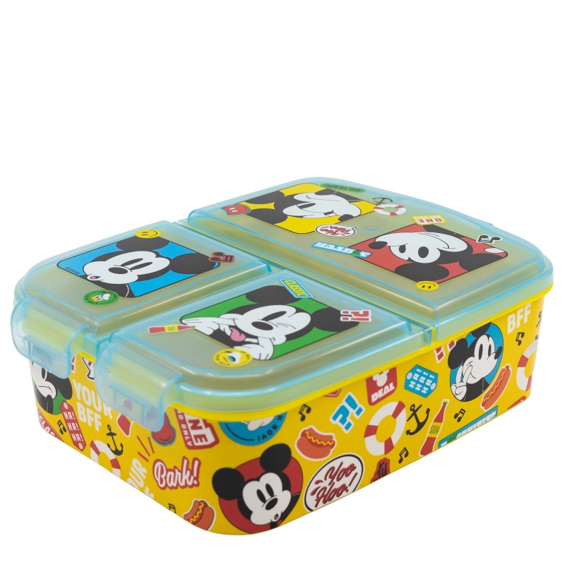 Delený plastový box na desiatu Mickey Mouse Fun-Tastic, 74320 Delený plastový box na desiatu Mickey Mouse Fun-Tastic, 74320