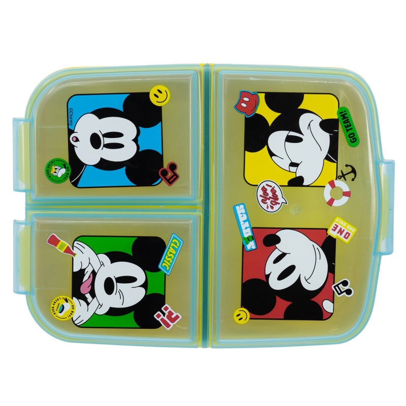 Delený plastový box na desiatu Mickey Mouse Fun-Tastic, 74320 Delený plastový box na desiatu Mickey Mouse Fun-Tastic, 74320