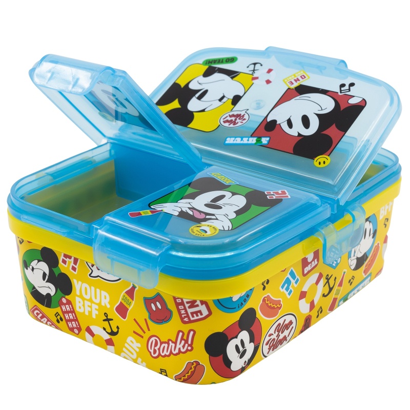Delený plastový box na desiatu XL, Mickey Mouse Fun-Tastic, 74399 Delený plastový box na desiatu XL, Mickey Mouse Fun-Tastic, 74399