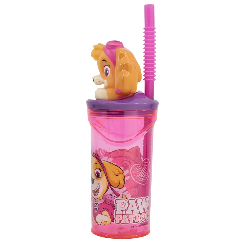 Plastový 3D pohár s figúrkou Paw Patrol Skye, 360ml, 74566 Plastový 3D pohár s figúrkou Paw Patrol Skye, 360ml, 74566