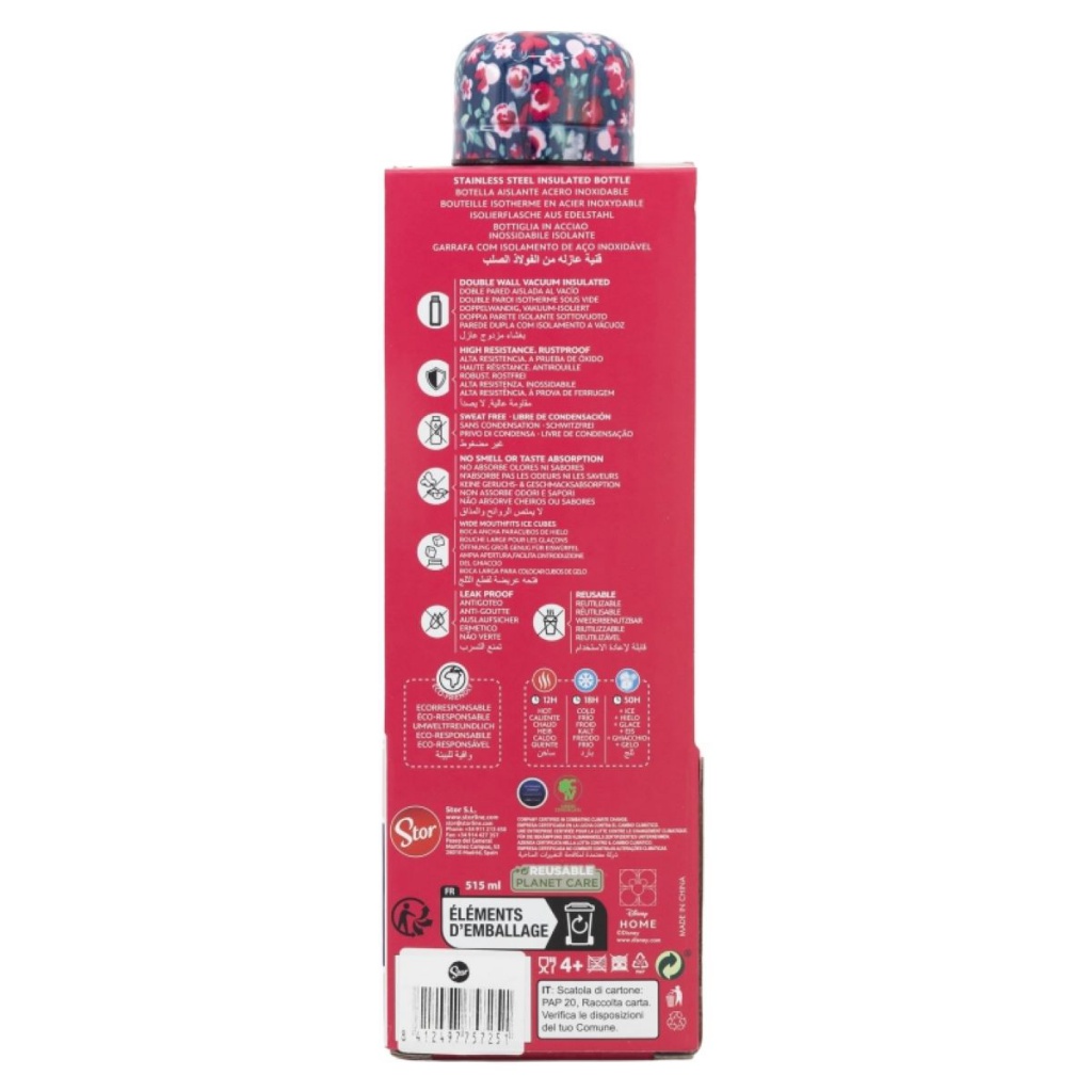 Nerezová láhev / termoska Minnie Mouse Gardening, 515ml, 75725