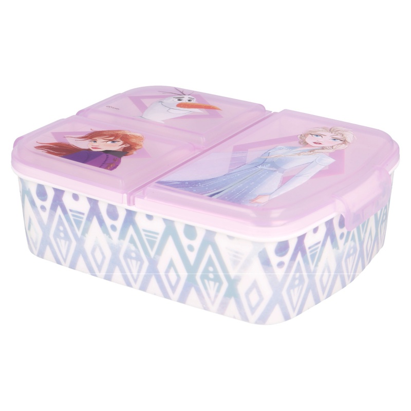 Delený plastový box na desiatu DISNEY FROZEN, 51020 Delený plastový box na desiatu DISNEY FROZEN, 51020