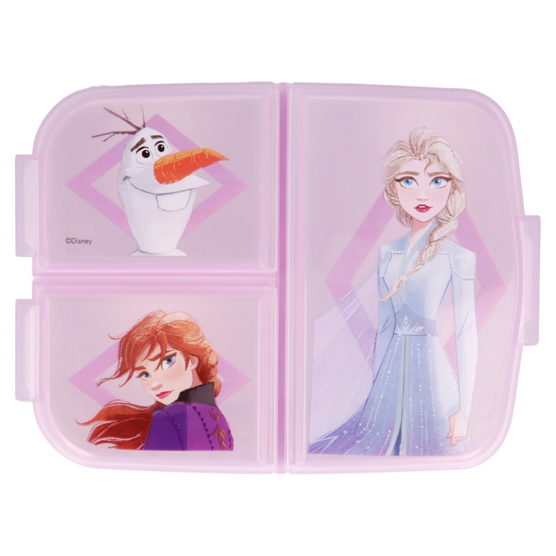 Delený plastový box na desiatu DISNEY FROZEN, 51020 Delený plastový box na desiatu DISNEY FROZEN, 51020