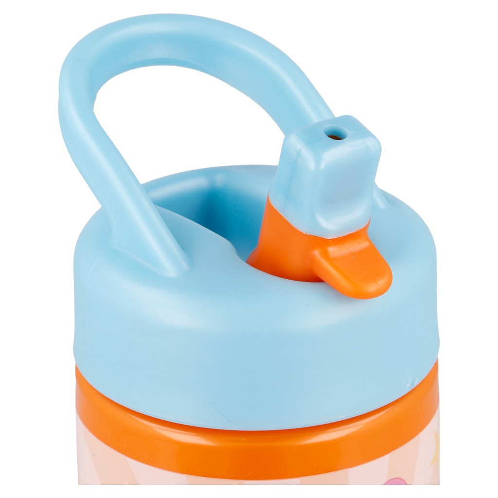 Plastová láhev s výsuvnou brčkem PEPPA PIG, 410ml, 41231