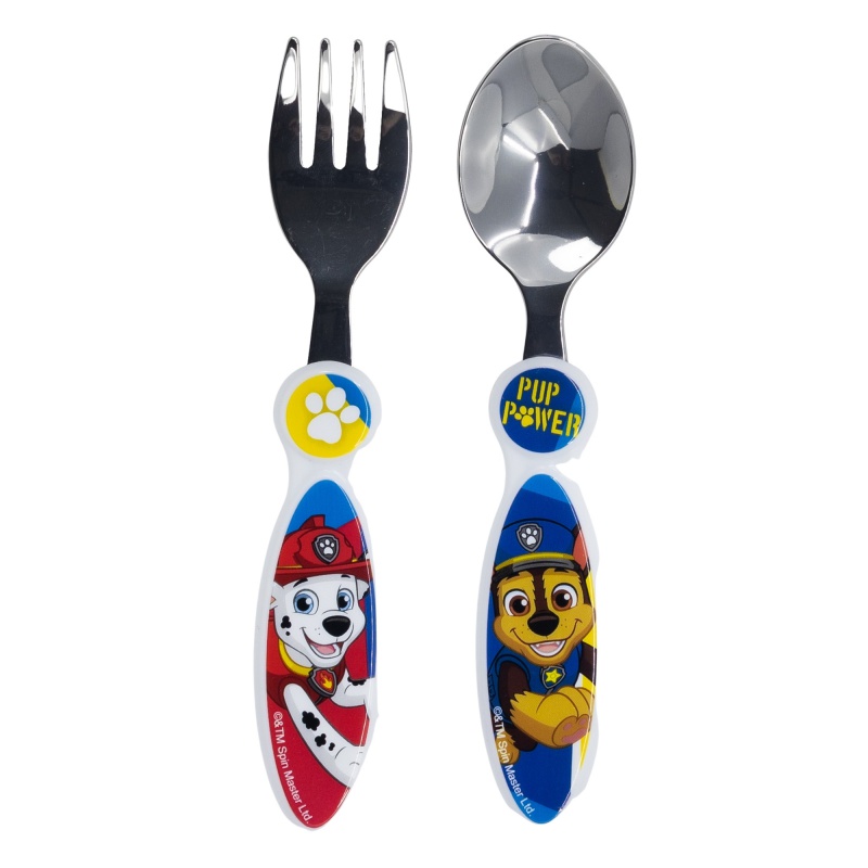 Detský príbor PAW PATROL (vidlička a lyžička), 74618 Detský príbor PAW PATROL (vidlička a lyžička), 74618