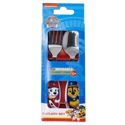 Detský príbor PAW PATROL (vidlička a lyžička), 74618 Detský príbor PAW PATROL (vidlička a lyžička), 74618