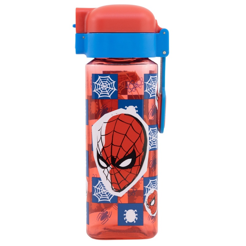 Hranatá plastová láhev SPIDERMAN Lock, 550ml, 74702 Hranatá plastová láhev SPIDERMAN Lock, 550ml, 74702