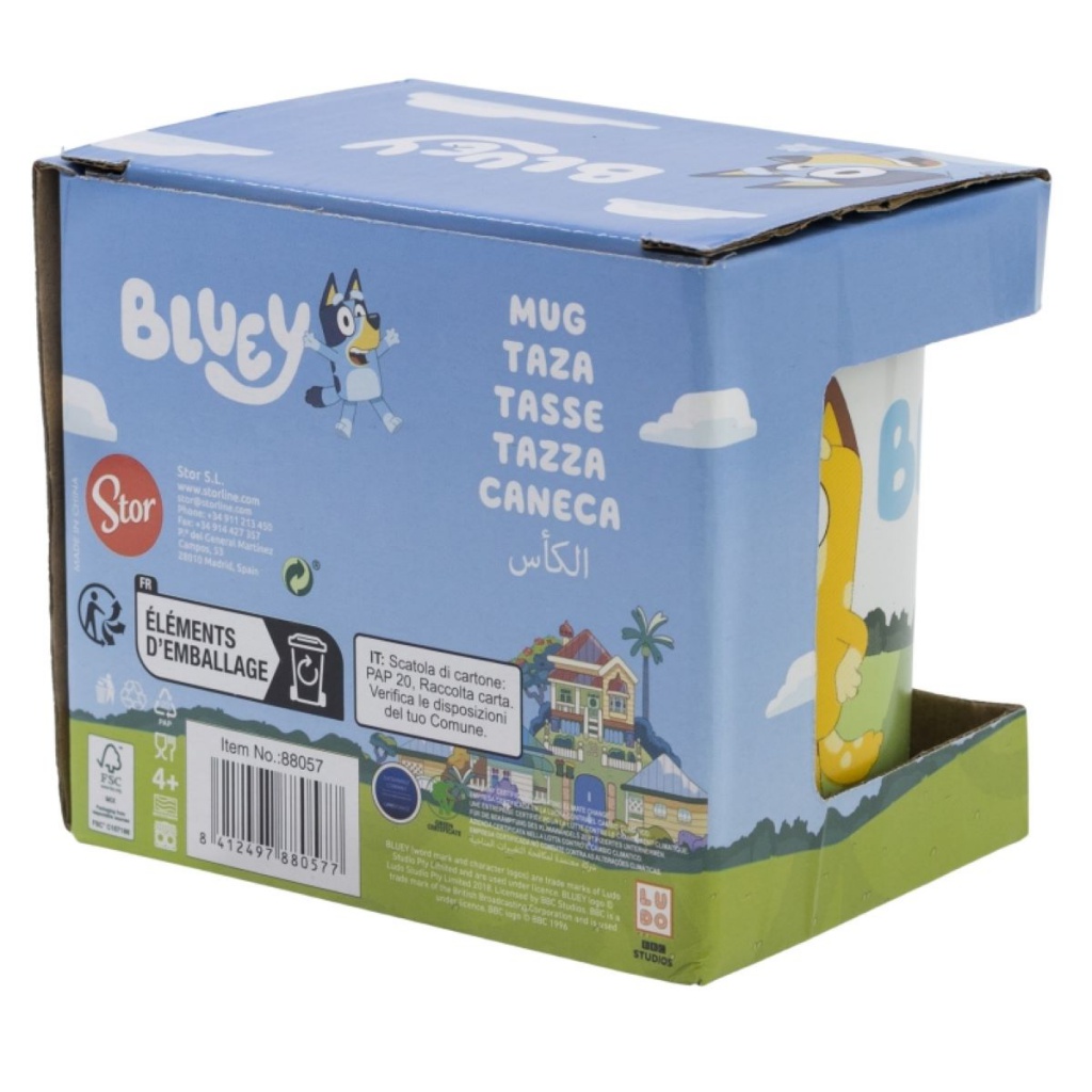 Keramický hrnček Bluey 325 ml v darčekovej krabičke