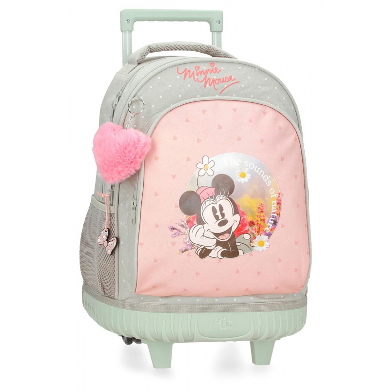 Školní batoh na kolečkách MINNIE MOUSE Wild Nature, 2962921 Školní batoh na kolečkách MINNIE MOUSE Wild Nature, 2962921