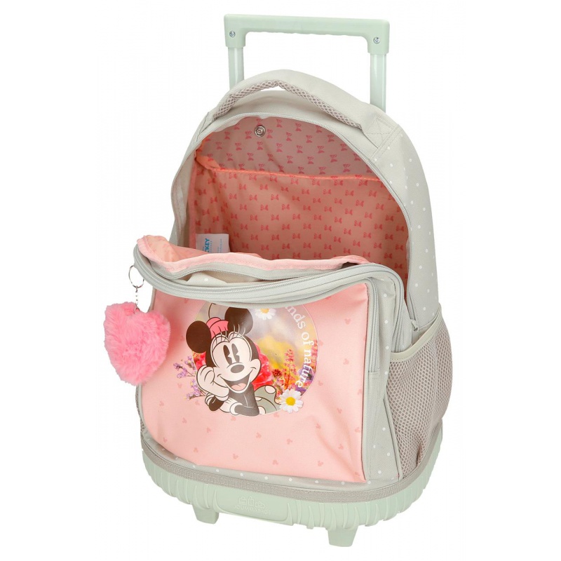 Školní batoh na kolečkách MINNIE MOUSE Wild Nature, 2962921 Školní batoh na kolečkách MINNIE MOUSE Wild Nature, 2962921