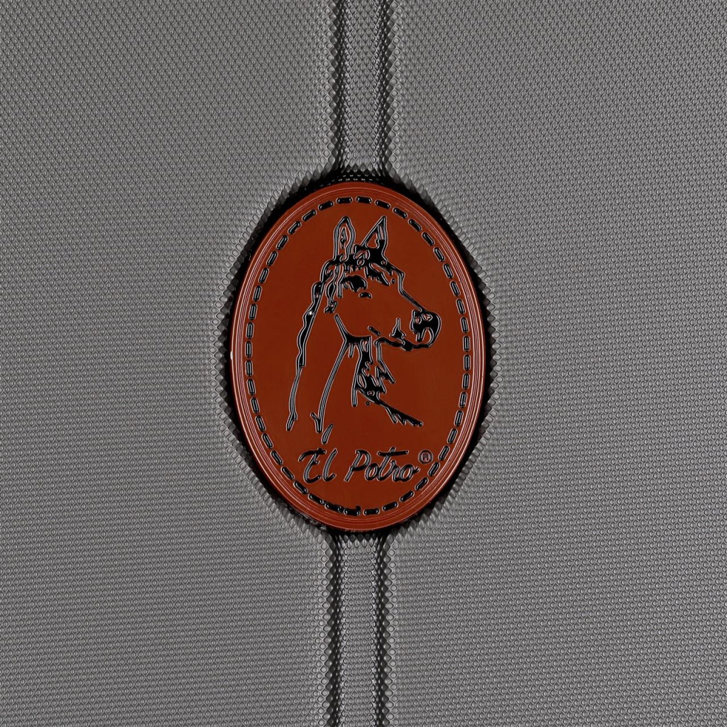 EL POTRO Ocuri Grey, ABS Cestovný kufor 55x40x20cm, 38L, 5128621 (small exp.)