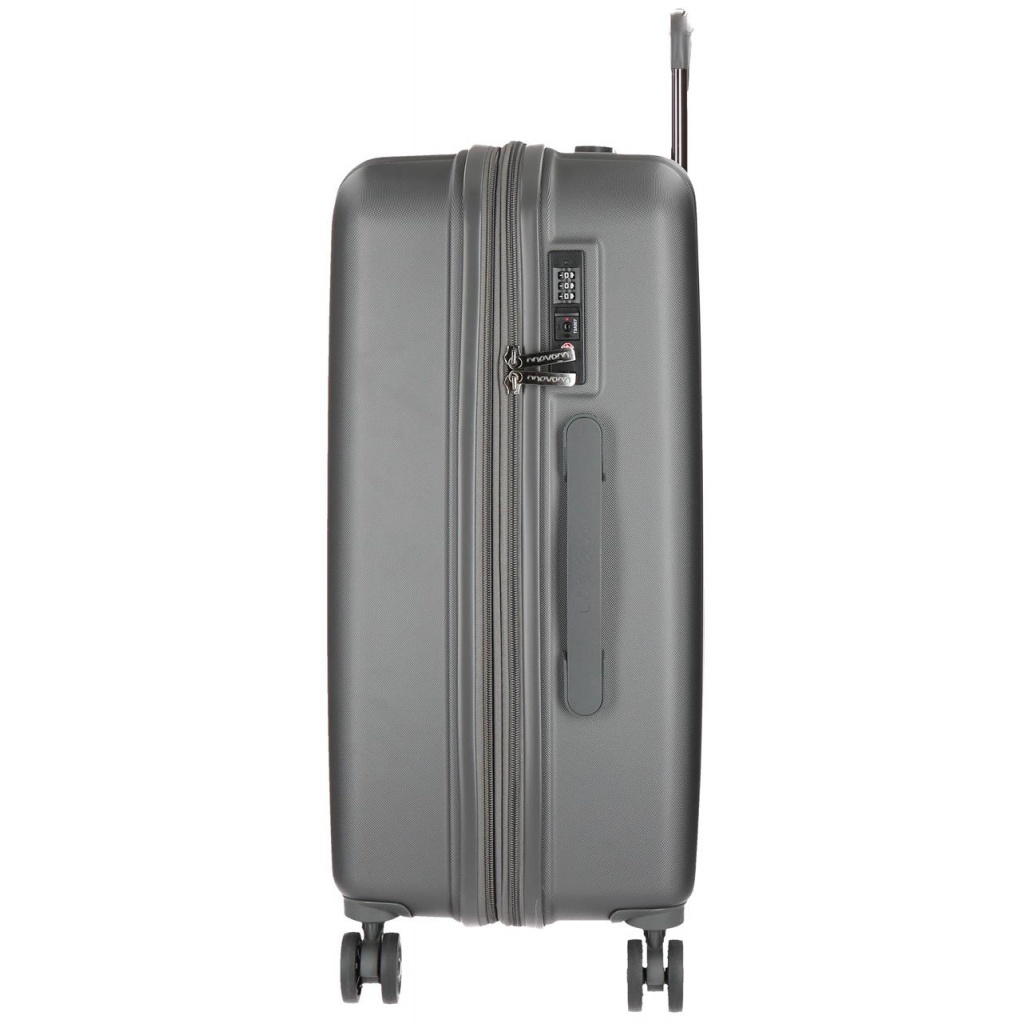 MOVEM Wood Antracite, Sada luxusních ABS cestovních kufrů, 75cm/65cm/55cm, 5318462