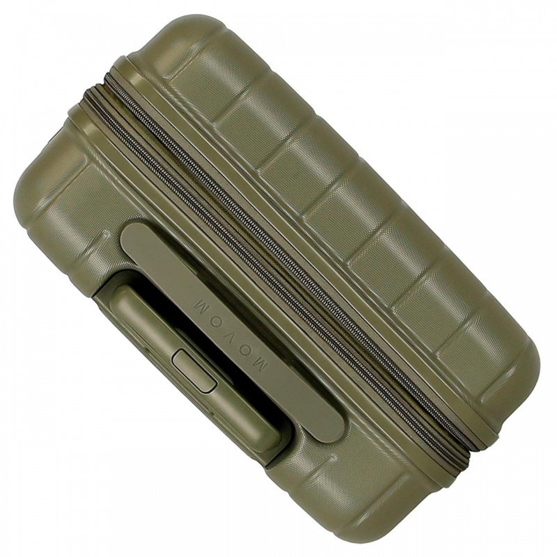 MOVOM Wood Khaki, Sada luxusných ABS cestovných kufrov, 75cm/65cm/55cm, 531846A MOVOM Wood Khaki, Sada luxusných ABS cestovných kufrov, 75cm/65cm/55cm, 531846A
