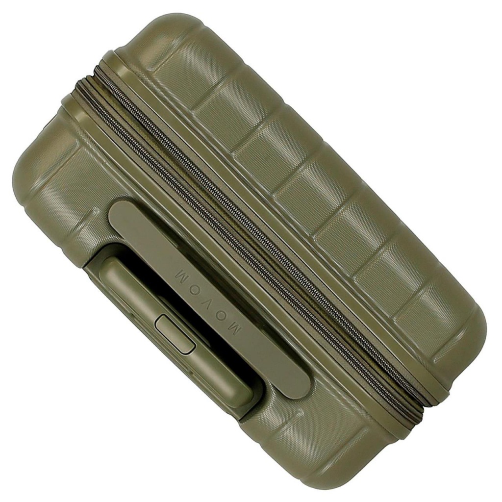 MOVOM Wood Khaki sada kufrov 75/65/55 cm – luxusné ABS cestovné kufre