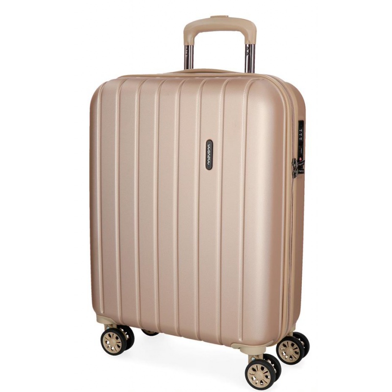 MOVOM Wood Champagne, Škrupinový cestovný kufor, 55x40x20cm, 38L, 5319165 (small)