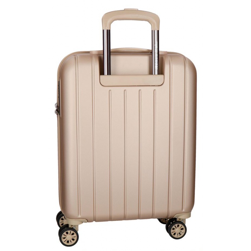 MOVOM Wood Champagne, Škrupinový cestovný kufor, 55x40x20cm, 38L, 5319165 (small)