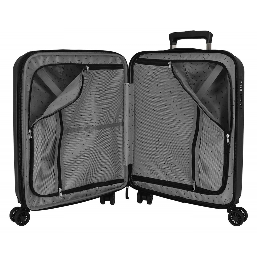 MOVOM Wood škrupinový cestovný kufor – praktická príručná batožina s TSA zámkom