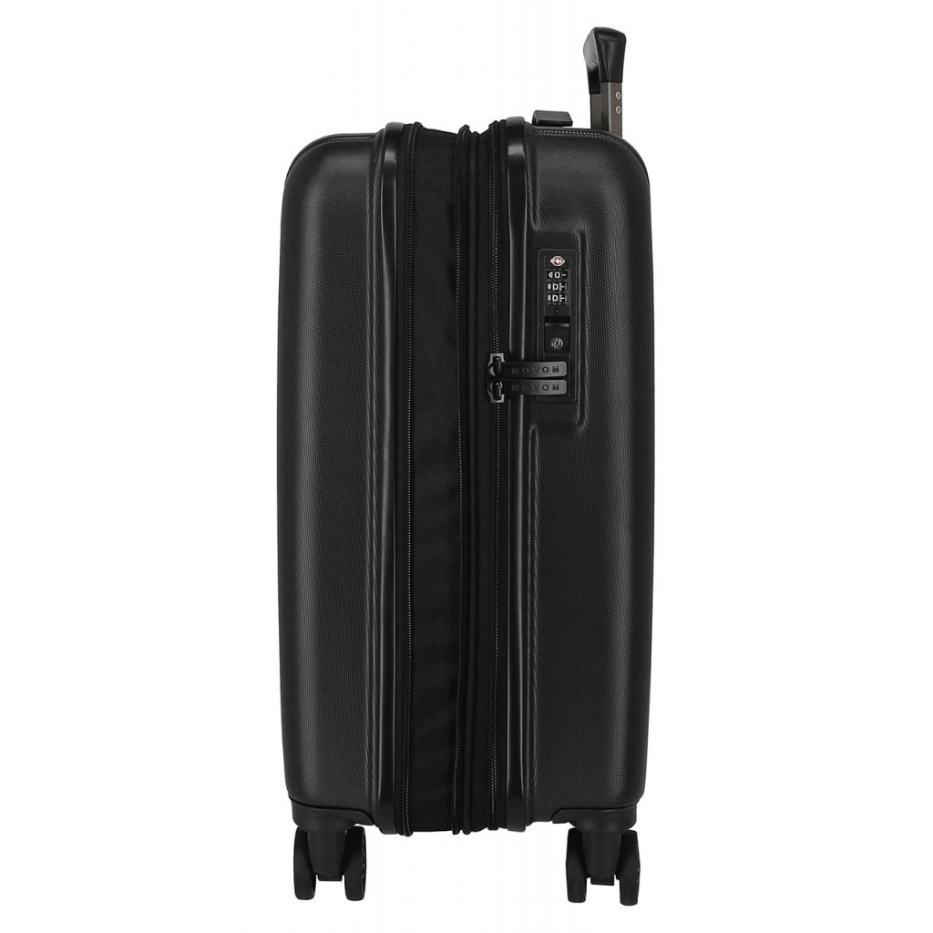 MOVOM Wood škrupinový cestovný kufor – praktická príručná batožina s TSA zámkom