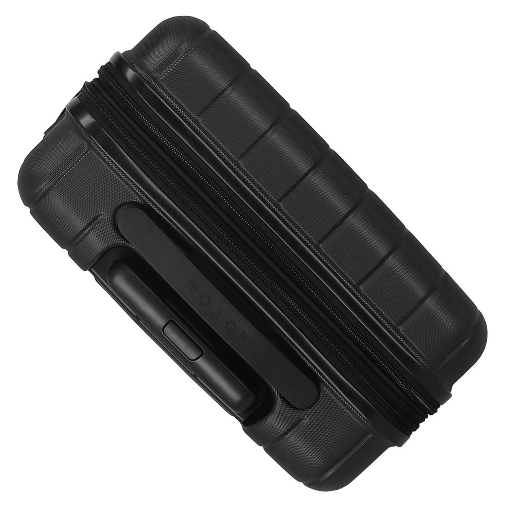 MOVEM Wood Black, Skořepinový cestovní kufr, 55x40x20cm, 38L, 5318661 (small exp.)